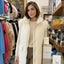 Max & Moi Paris – Luxury White Puffer Vest with Faux Fur Trim & Zip Pockets
