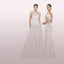 Blush Floral & Crystal Embellished Evening Gown Collection