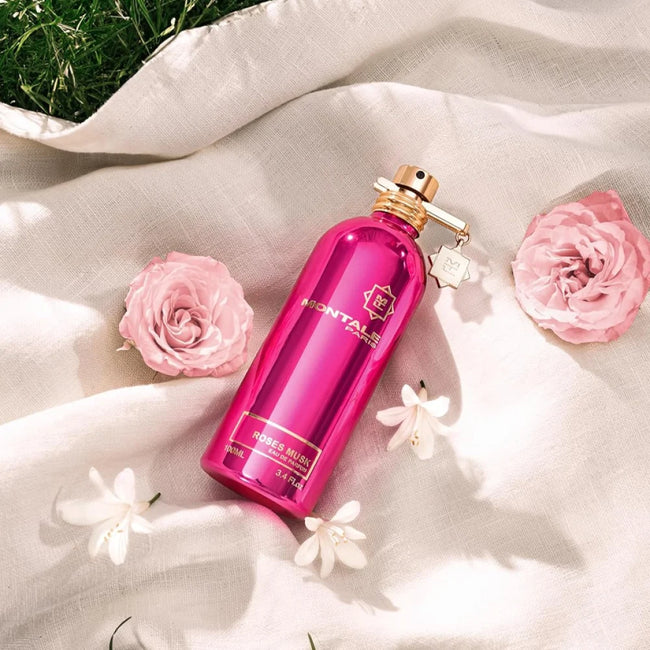 Roses Musk EDP (100ml) – Velvety Rose, Clean Musk & Warm Amber Fragrance Hover Image
