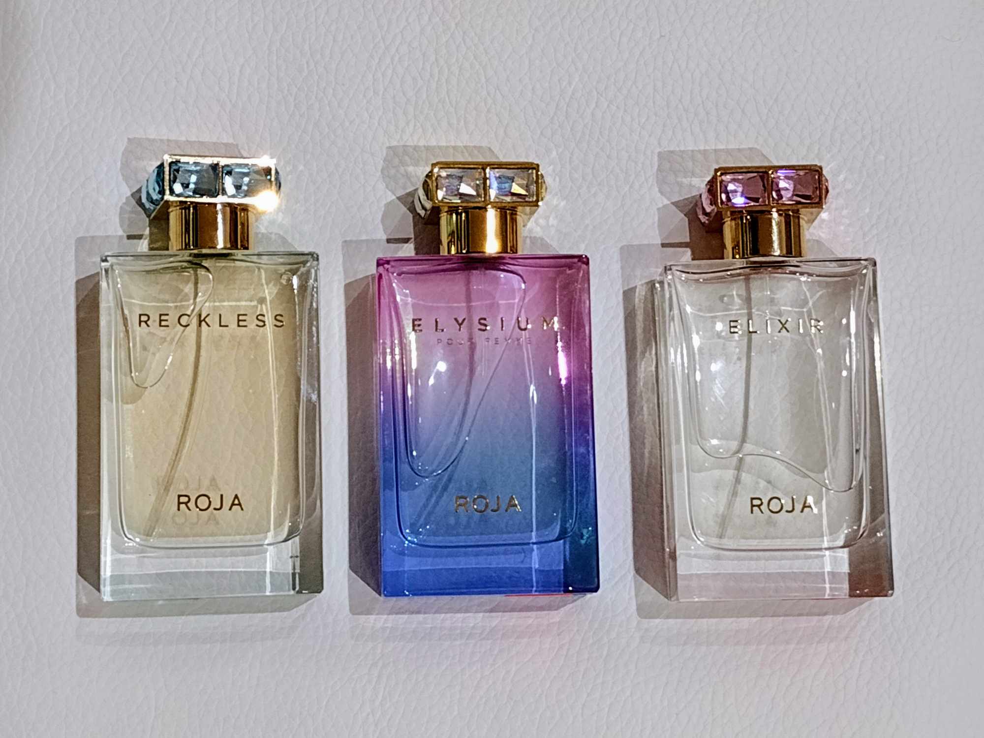 ROJA Perfume  Reckless, Elysium Pour Femme, Elixir