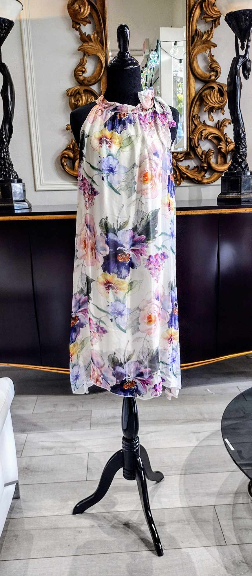 Floral Dress Scandal Italy