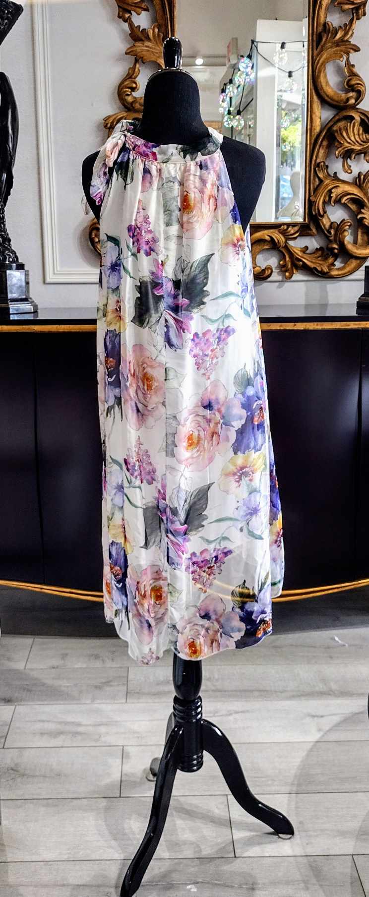 Floral Dress Scandal Italy