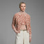 Tricot Chic Peach Polka Dot Cardigan