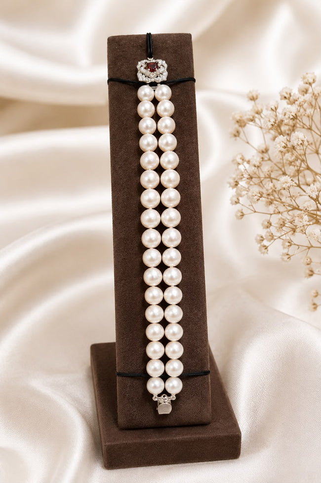 Freshwater Pearl Bracelet with AAA Luster – 7.25 Hover Image