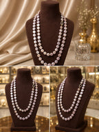 Natural Lavender Coin Pearl Freshwater Necklace – 50"