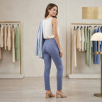 Max & Moi Tailored Stretch Trousers / Slim-Fit Legging - Periwinkle Blue