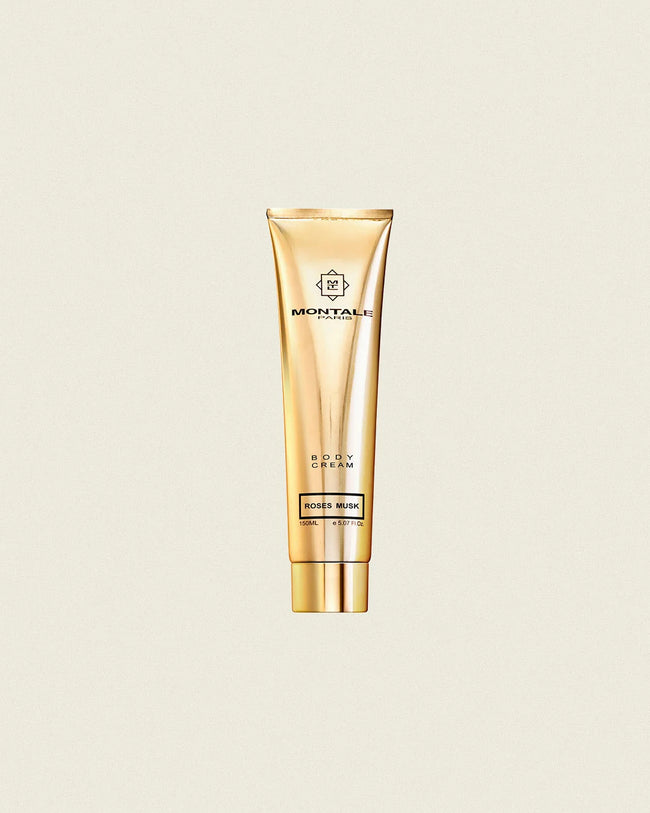 Montale Roses Musk Perfumed Body Cream (150ml) – Silky Rose & Clean White Musk Body Moisturizer Hover Image