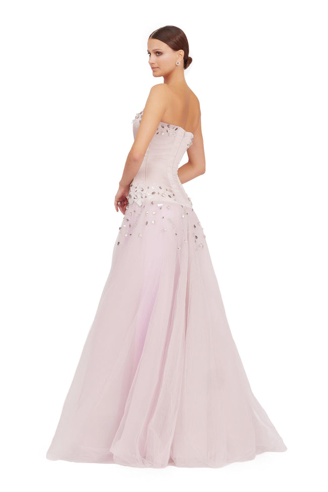 Aurora Blush Crystal Ball Gown Main Image