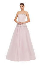 Aurora Blush Crystal Ball Gown