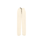 Tricot Chic Beige Wide-Leg Drawstring Trousers