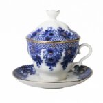 COVERED CUP WITH SAUCER TEA GIFT-2 BRIDESMAID 1/3