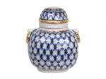 TEA BOX RING COBALT NET