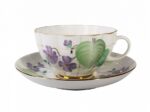 СUP WITH SAUCER TEA TULIP FOREST VIOLET