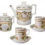 SET TEA HERALDIC NEPHRITE BACKGROUND 6/20
