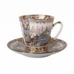 СUP WITH SAUCER BLACK COFFEE GIFTS OF THE EAST