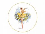 DECORATIVE PLATE 195 MM ELLIPSE CAREFREE FAIRY