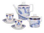 SET TEA HERALDIC CABIN COMPANY (METALLIK) 6/14