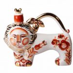 DECANTER LION RED