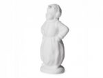 SCULPTURE SNOWMAN WHITE (BISCUIT)