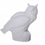 SCULPTURE OWL WHITE
