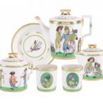 SET TEA HERALDIC RAT-THIEVES 2/7