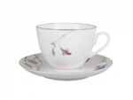 СUP WITH SAUCER TEA SPRING - 2 BLOOMING PEAS