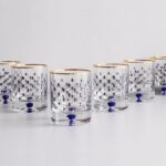 SET 6 PIECES GLASSES FOR WHISKEY 250 ML COBALT NET