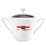 SUGAR BOWL GARDEN * RED AND BLACK