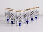 SET 6 PIECES FOR VODKA SHOT 30 ML COBALT NET