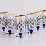 SET 6 PIECES FOR VODKA SHOT 30 ML COBALT NET