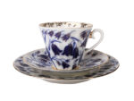 3 PIECES SET TEA RADIAL BLUEBELLS 1/3
