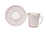 MUG WITH SAUCER LENINGRAD NET - BLUES 2