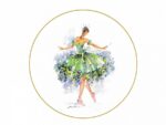 DECORATIVE PLATE 195 MM ELLIPSE FAIRY OF GENEROSITY