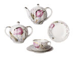 SET TEA TULIP PINK TULIPS 6/20