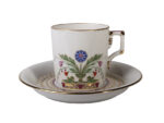 СUP WITH SAUCER TEA HERALDIC MOSCOW RIVER METALLIK