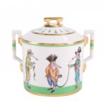SUGAR BOWL HERALDIC RAT-THIEVES