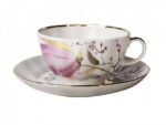 СUP WITH SAUCER TEA TULIP PINK TULIPS