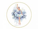 DECORATIVE PLATE 195 MM ELLIPSE FAIRY OF TENDERNESS
