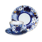 3 PIECES SET TEA RADIAL RUSSIAN DOMES 1 1/3