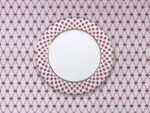 GIFT SET TABLECLOTH RECTANGULAR 145*220 BORDO NET