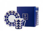 GIFT SET "KALEVALA", CUP WITH SAUCER, COBALT