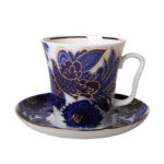 MUG WITH SAUCER LENINGRAD BIRDS