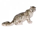 SCULPTURE SNOW LEOPARD