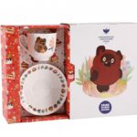 GIFT SET 1/2 LILY OF VALLEY PIG FROM RUSSIAN CARTOON