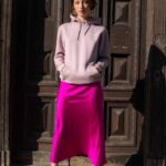 Sweet Delicacy Two-Sided Silk Skirt