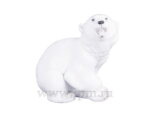 SCULPTURE BEAR WHITE SMALL SIZE