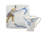 СUP WITH SAUCER TEA PETROPOLIS INDIAN DANCE