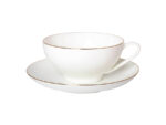 СUP WITH SAUCER TEA CUPOLA GOLDEN RIBBON