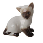 SCULPTURE SMALL SIZE KITTEN "PARAMOSHA" SIAMESE