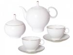 SET TEA APPLE GOLDEN EDGING 6/20